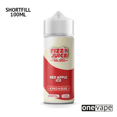 Fizzy King Bar - Red Apple Ice (100ml Shortfill)