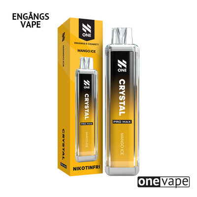 N One Crystal ZERO Engångs Vape - Mango Ice