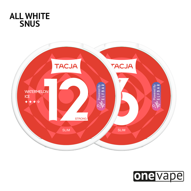 Tacja - Watermelon Ice (All White Snus)