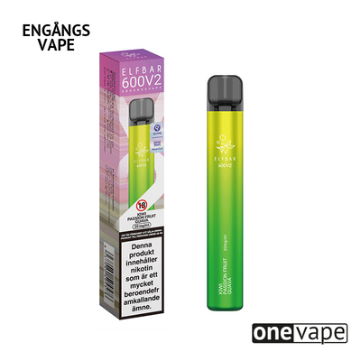 Elfbar V2 Mesh Engångs Vape - Kiwi Passion Fruit Guava