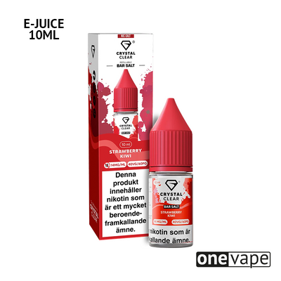 Crystal Clear - Strawberry Kiwi (10ml, Nic Salt)