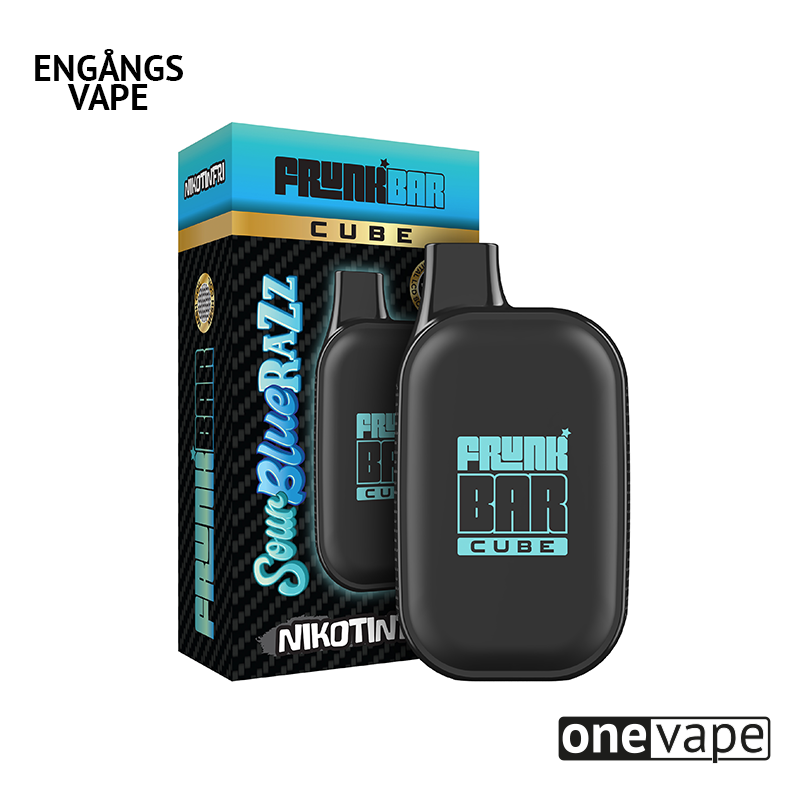 Frunk Bar Cube ZERO Mesh Engångs Vape - Sour Blue Razz