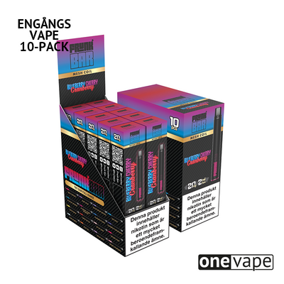 Frunk Bar Mesh Engångs Vape - Blueberry Cherry Cranberry (10-Pack)