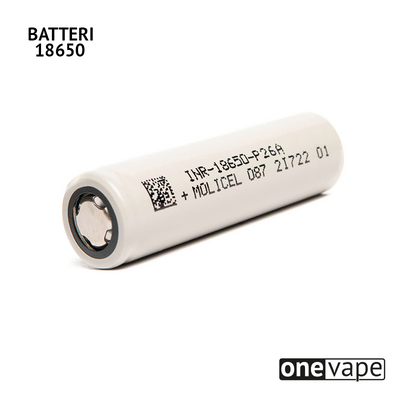 Molicell P28A 18650 Batteri 25A (2600mAh)