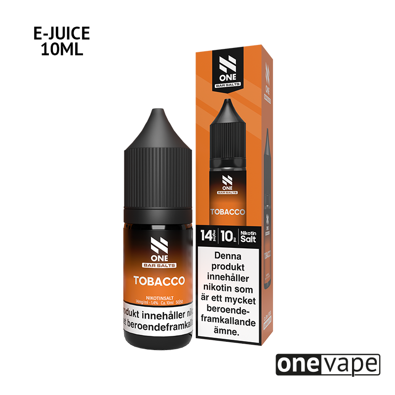 N One Salt - Tobacco (10ml, Nic Salt)