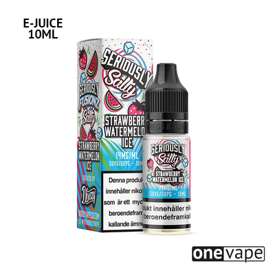 Seriously Salty - Strawberry Watermelon Ice (10ml, Nic Salt)