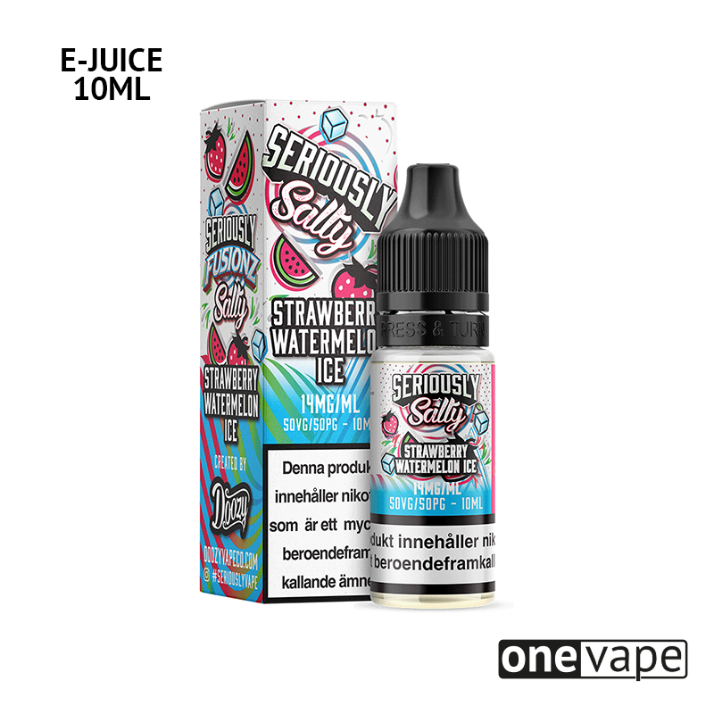 Seriously Salty - Strawberry Watermelon Ice (10ml, Nic Salt)