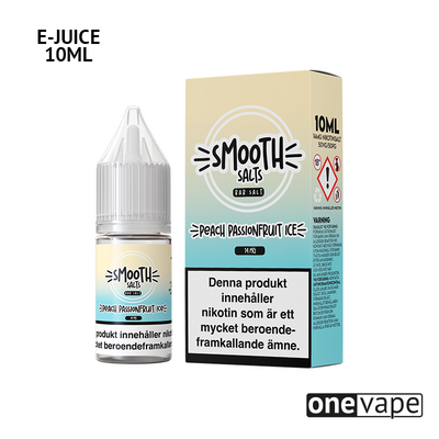 Smooth Salts - Peach Passionfruit Ice (10ml, Nic Salt)