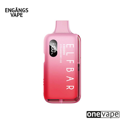 Elfbar 6K Engångs Vape - Strawberry Ice