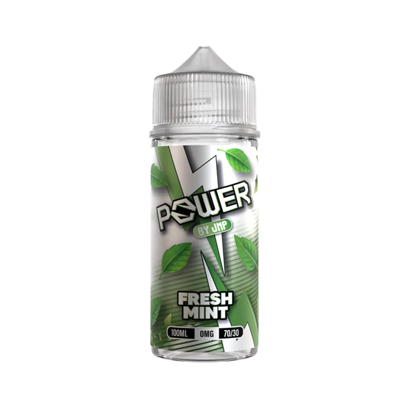 Power by jnp Fresh Mint originalflaska mot vit bakgrund