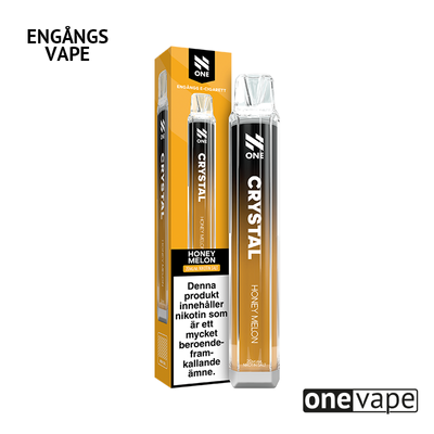 N One Crystal Mesh Engångs Vape - Honey Melon