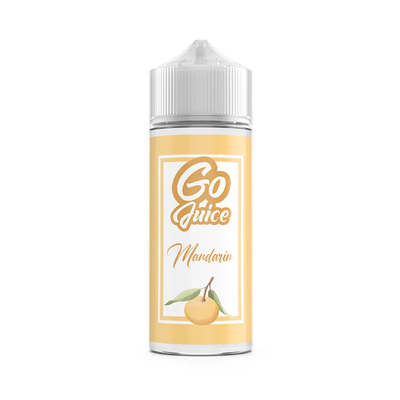 Produktbild som visar Go Juice Mandarin 100ml Shortfill mot en vit bakgrund