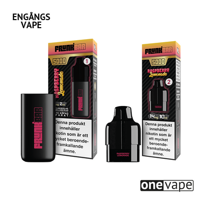 Frunk 5000 Engångs Vape - Raspberry Lemonade