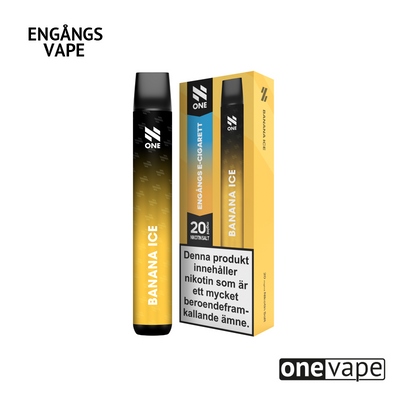 N One Engångs Vape - Banana Ice