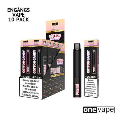 Frunk Bar Mesh Engångs Vape - Cotton Candy (10-Pack)