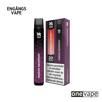 N One Engångs Vape - Passion Grapefruit