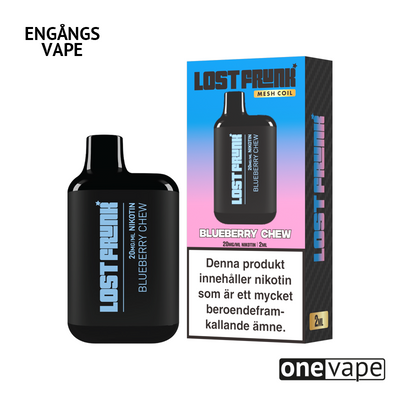 Lost Frunk Engångs Vape - Blueberry Chew