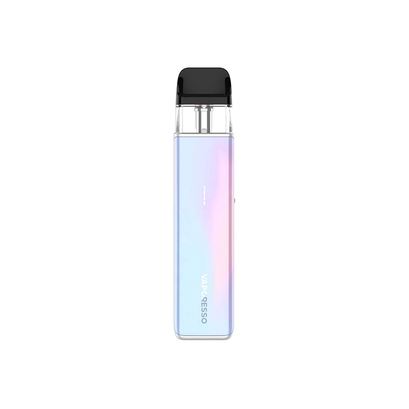 Vaporesso XROS 5 MINI i färgen Pastel Crystal – kompakt e-cigarett med transparent pod och mjuk gradientdesign i ljusa pastelltoner