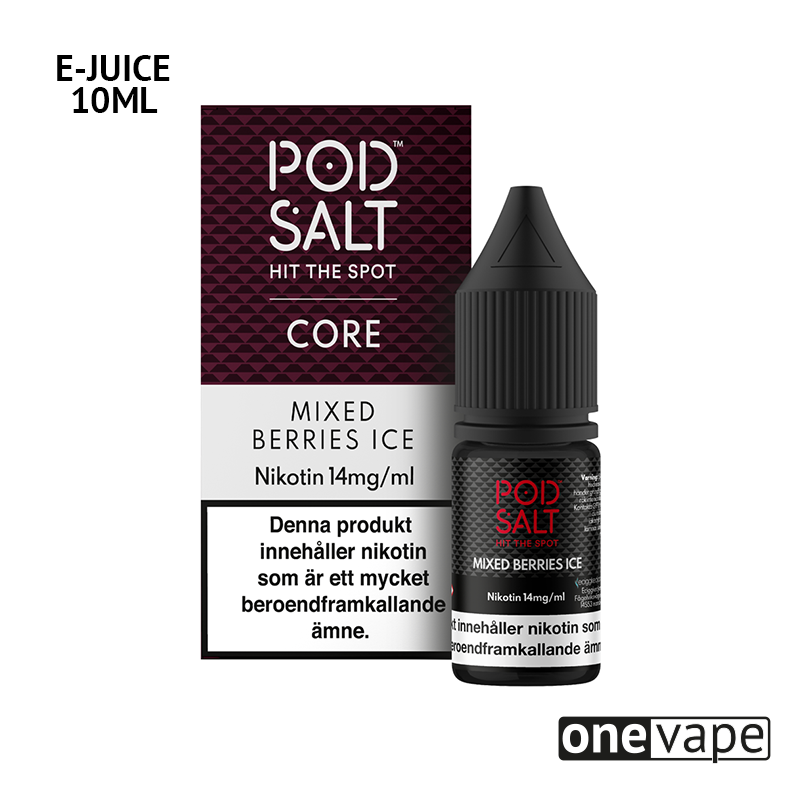 Pod Salt - Mixed Berries Ice (10ml, Nic Salt)