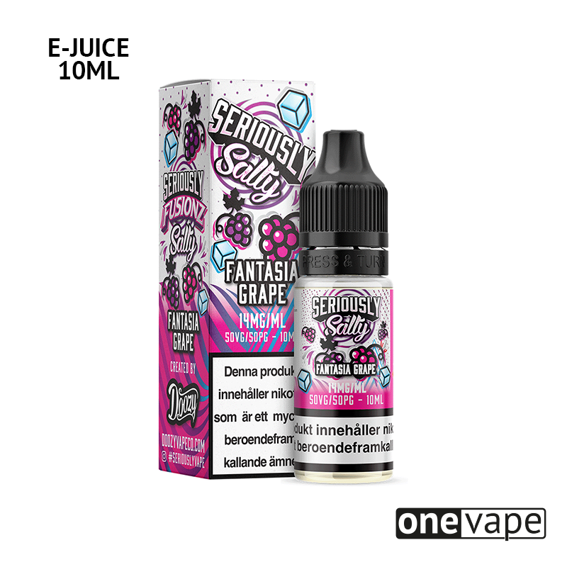 Seriously Salty - Fantasia Grape (10ml, Nic Salt)