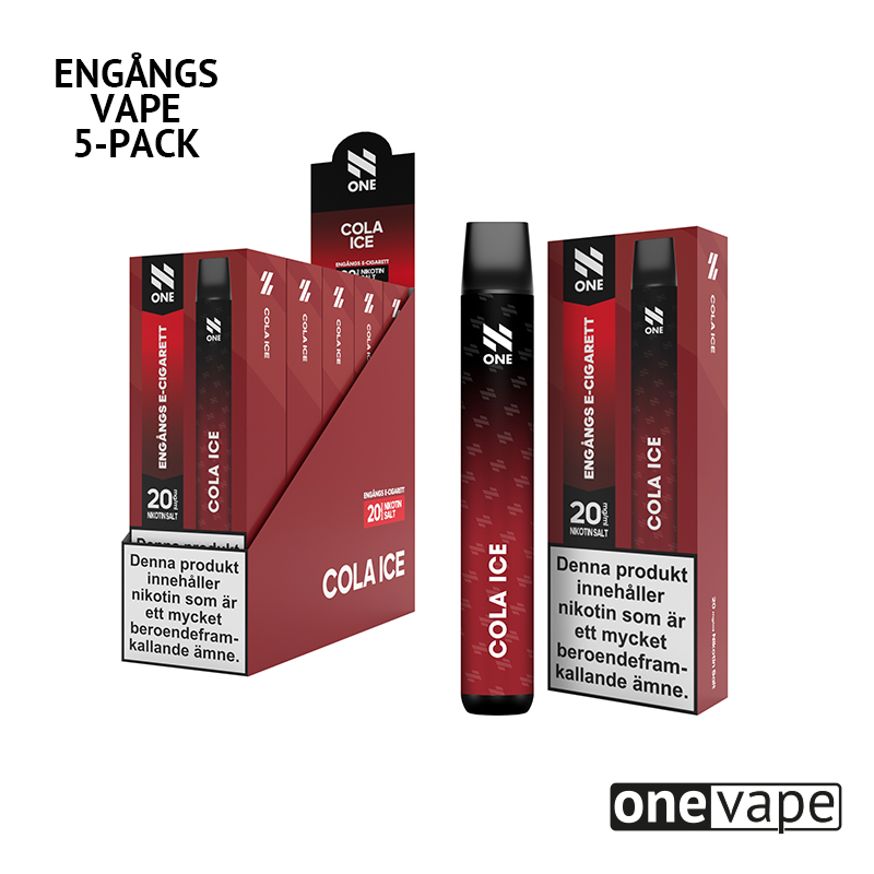 N One Engångs Vape - Cola Ice (5-Pack)