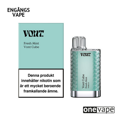 Vont Cube Engångs Vape - Fresh Mint