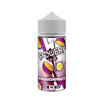 Power by jnp Passionfruit originalflaska mot vit bakgrund