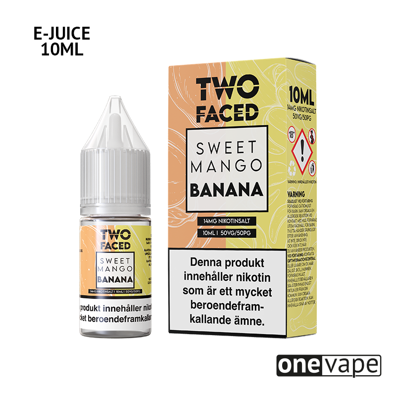 Two Faced - Sweet Mango Banana (10ml, Nic Salt)