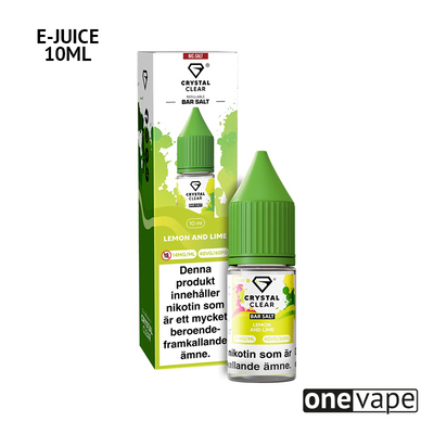 Crystal Clear - Lemon and Lime (10ml, Nic Salt)