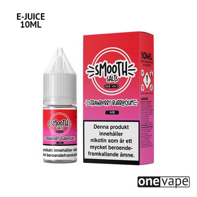 Smooth Salts - Strawberry Bubblegum (10ml, Nic Salt)