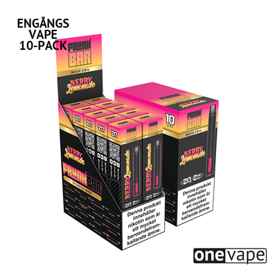 Frunk Bar Mesh Engångs Vape - Berry Lemonade (10-Pack)