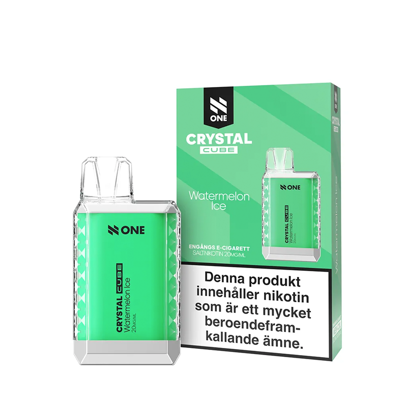 N One Crystal Cube Mesh Engångs Vape - Watermelon Ice