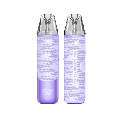 OXVA NeXLIM GO i färgen Silky Purple – e-cigarett med transparent pod, toppfyllning och stilren lila design