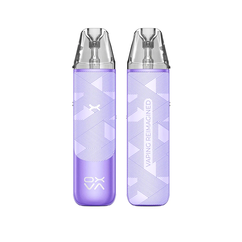 OXVA NeXLIM GO i färgen Silky Purple – e-cigarett med transparent pod, toppfyllning och stilren lila design