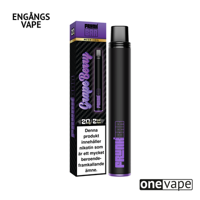 Frunk Bar Mesh Engångs Vape - Grape Berry