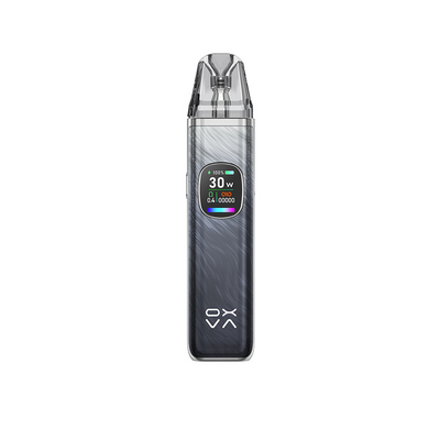 OXVA Xlim PRO 2 i färgen Dark Shadow – e-cigarett med display, transparent pod och stilren grå design