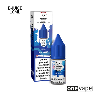 Crystal Clear - Mr Blue (10ml, Nic Salt)