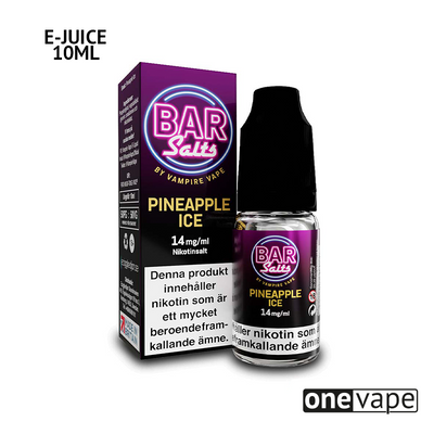 Bar Salts - Pineapple Ice (10ml, Nic Salt)