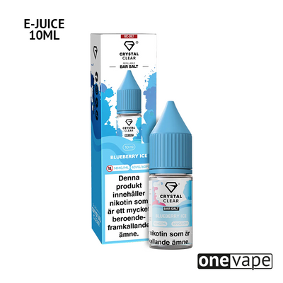Crystal Clear - Blueberry Ice (10ml, Nic Salt)