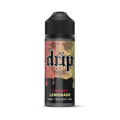 Drip Cherry Lemonade orginalflaska mot vit bakgrund