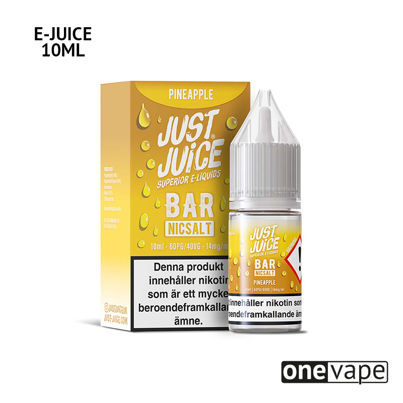 Just Juice Bar - Pineapple (10ml, Nic Salt)