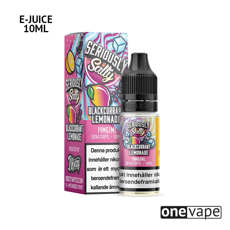 Seriously Salty - Blackcurrant Lemonade (10ml, Nic Salt)