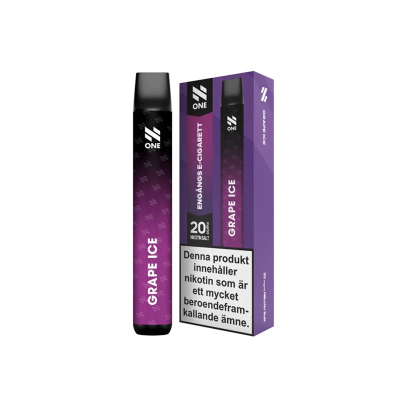 N One Engångs Vape - Grape Ice