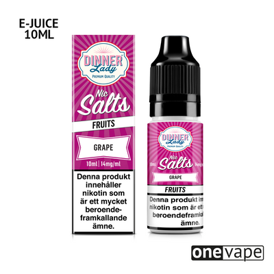 Dinner Lady - Grape (10ml, Nic Salt)