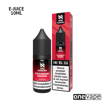 N One Salt - Strawberry Banana (10ml, Nic Salt)