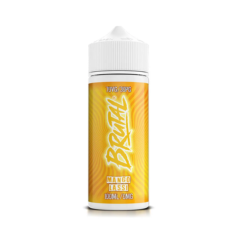 just juice Mango Lassi originalflaska mot vit bakgrund
