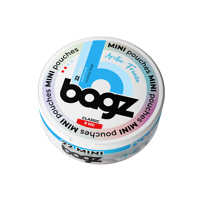Bagz Arctic Freeze Mini Classic originaldosa mot vit bakgrund