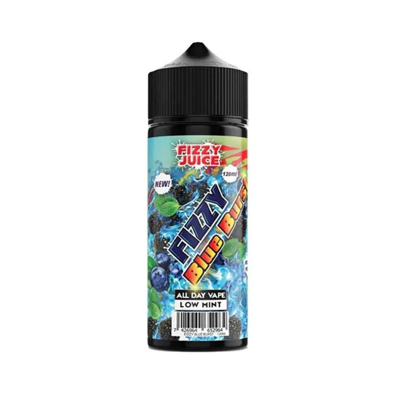 fizzy Blue Burst originalflaska mot vit bakgrund
