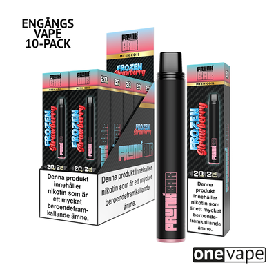 Frunk Bar Mesh Engångs Vape - Frozen Strawberry (10-Pack)