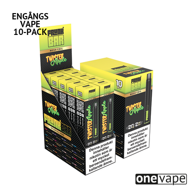 Frunk Bar Mesh Engångs Vape - Twisted Apple (10-Pack)